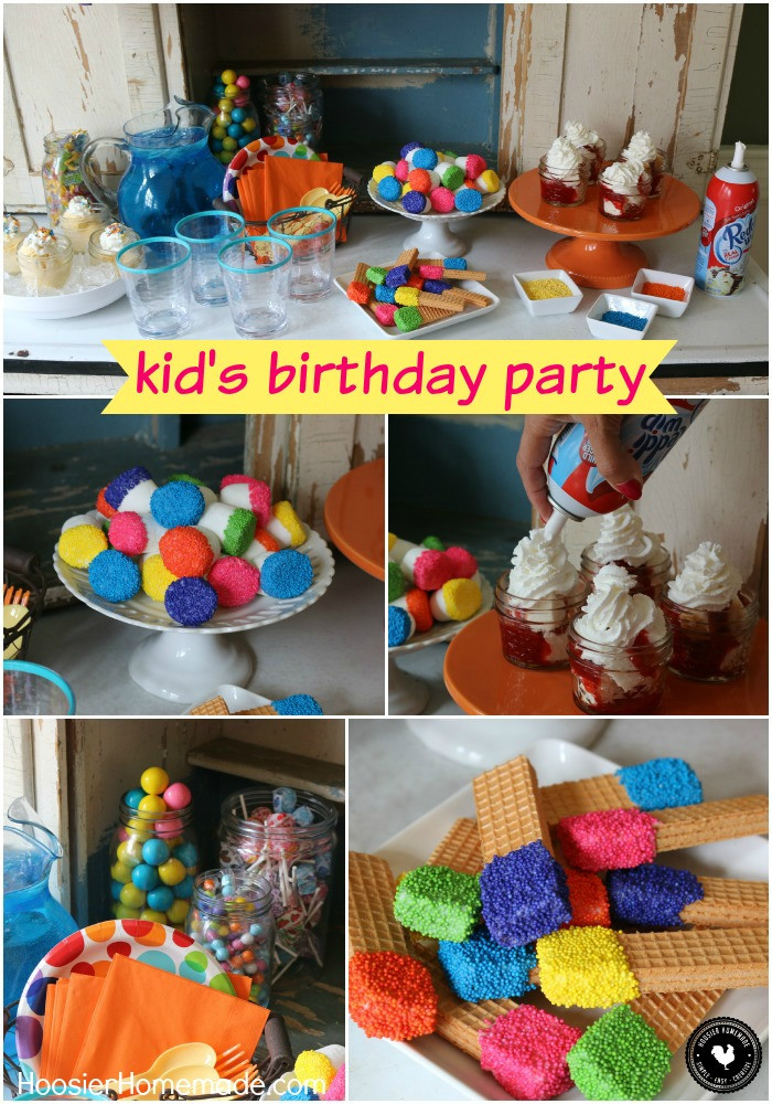 Diy Birthday Party Decorations
 Easy Kid s Birthday Party Ideas Hoosier Homemade