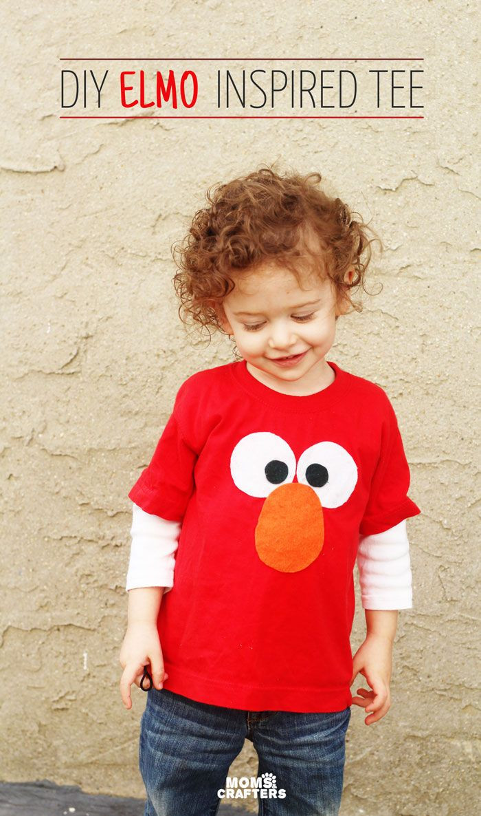 DIY Birthday Shirts For Toddlers
 Make this easy Elmo inspired t shirt