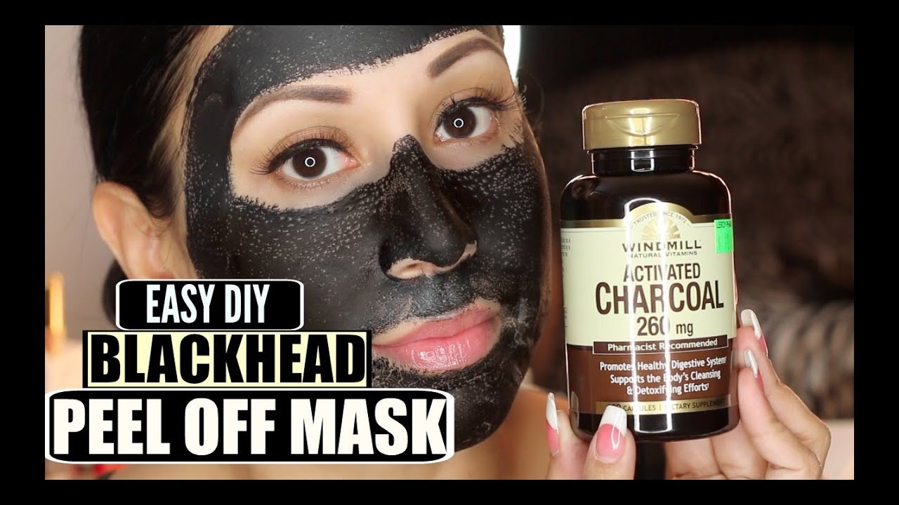 DIY Blackhead Peel Off Mask
 Easy DIY Blackhead Remover Peel f Mask Peeling off