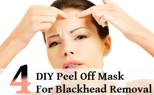 DIY Blackhead Remover Peel Off Mask
 4 DIY Peel f Mask For Blackhead Removal