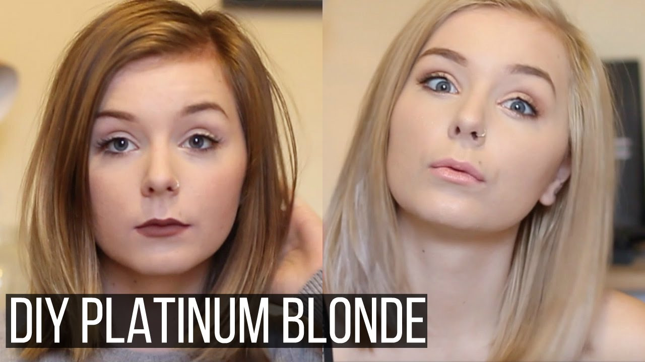 DIY Blonde Hair Dye
 DIY Platinum Silvery Blonde Hair