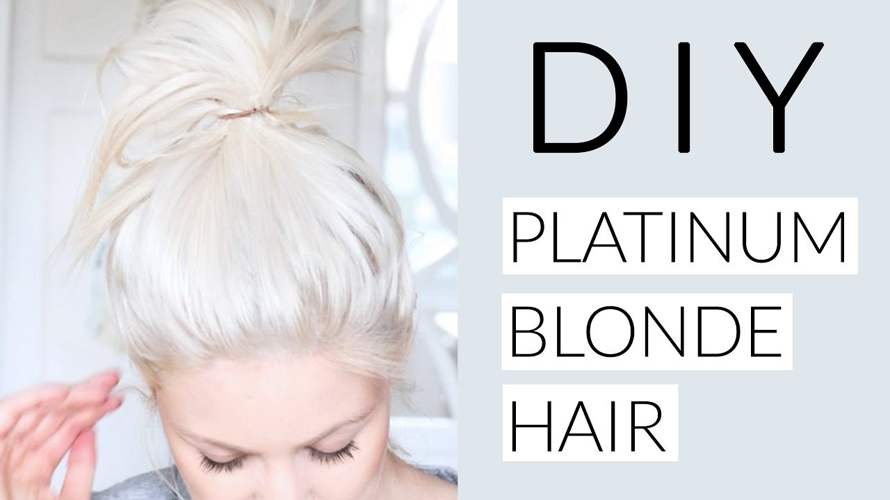 DIY Blonde Hair Dye
 DIY Icy White Platinum Blonde Hair Tutorial