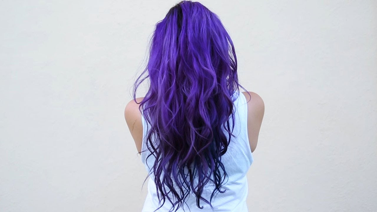 DIY Blue Hair Dye
 How I dye my hair purple & blue ♥ DIY