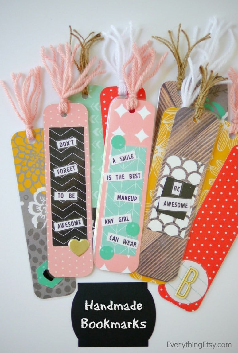 Diy Bookmarks For Kids
 15 DIY Bookmarks Cutesy Crafts