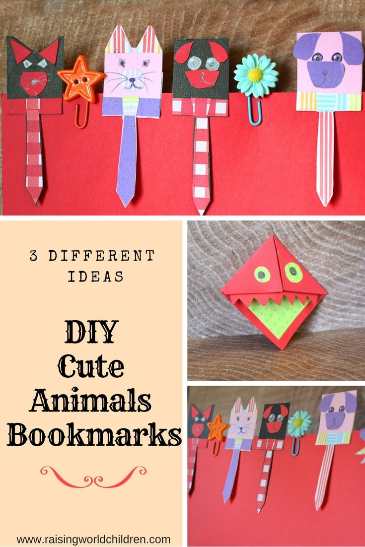 DIY Bookmarks For Kids
 How To Make DIY Cute Bookmarks Raising World Children