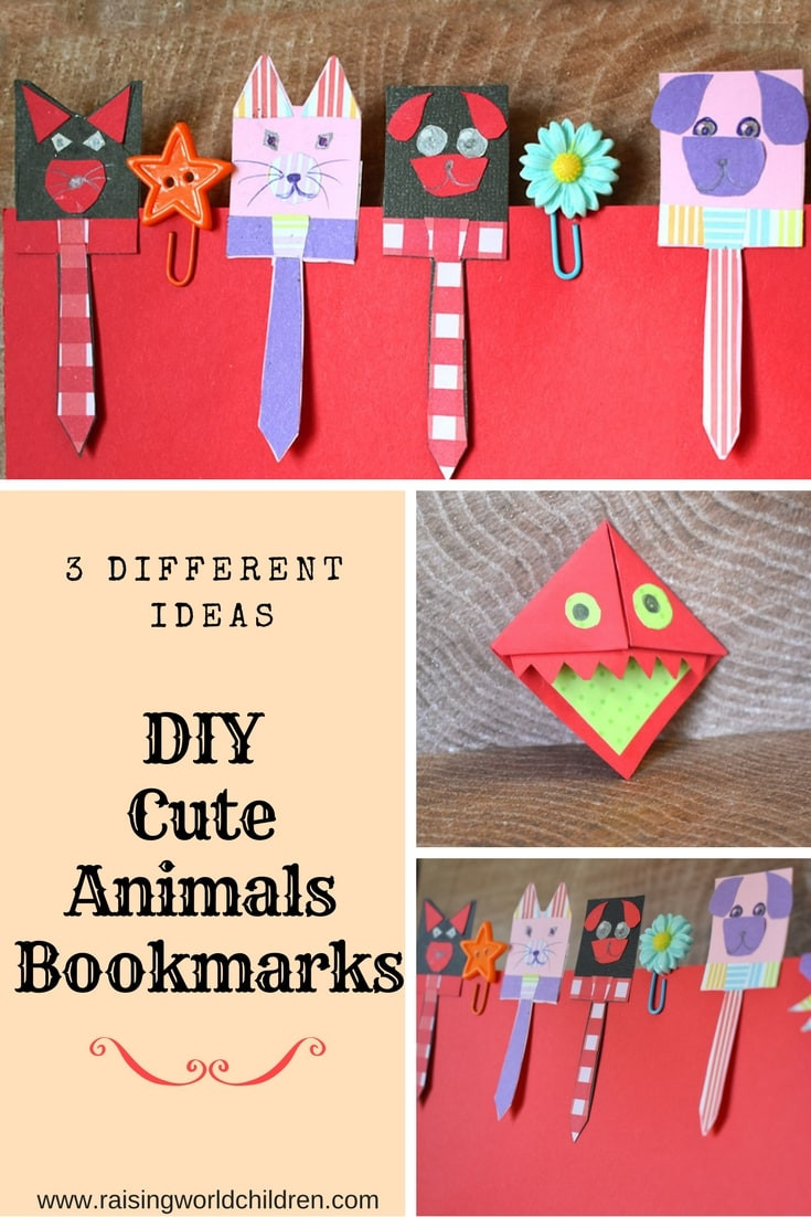 Diy Bookmarks For Kids
 How To Make DIY Cute Bookmarks Raising World Children