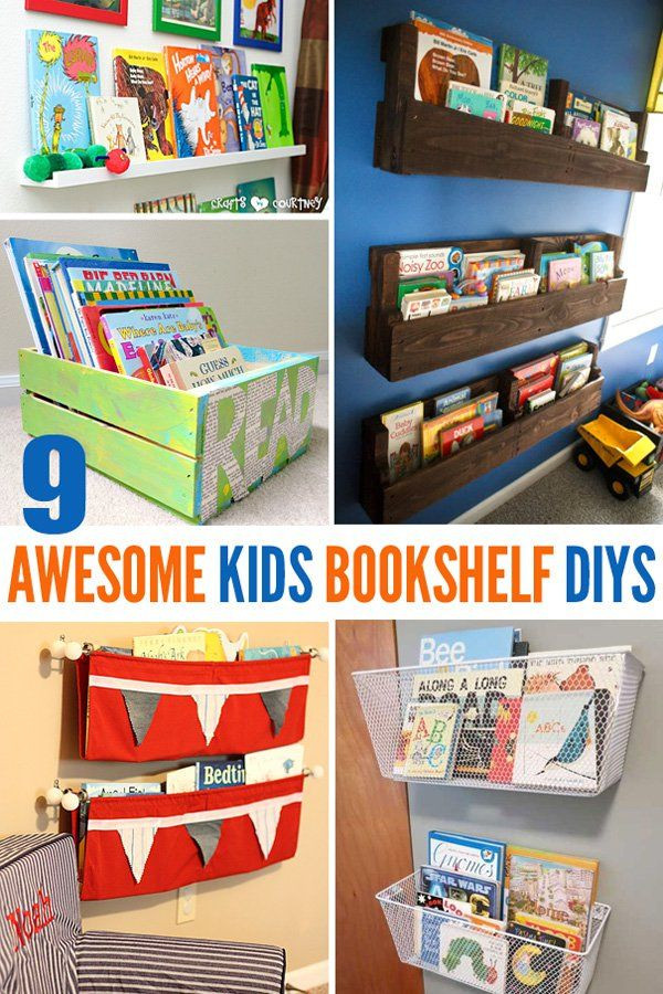 DIY Bookshelf For Kids
 9 Awesome DIY Kids Bookshelves