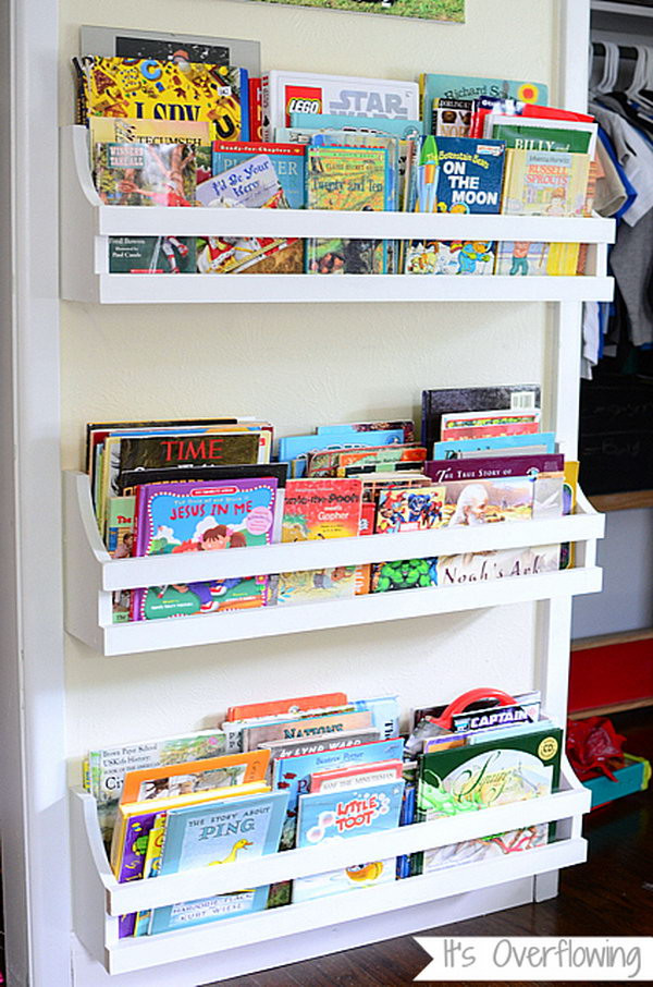 DIY Bookshelves For Kids
 Clever DIY Ideas to Organize Books for Your Kids Noted List
