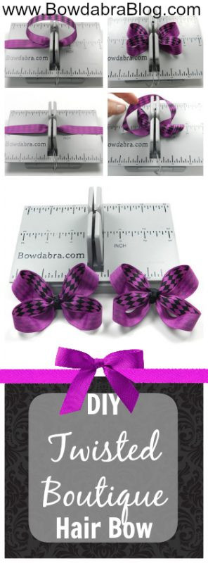 DIY Boutique Hair Bow
 Twisted Boutique Hair Bow Bowdabra Tutorial Bow Making