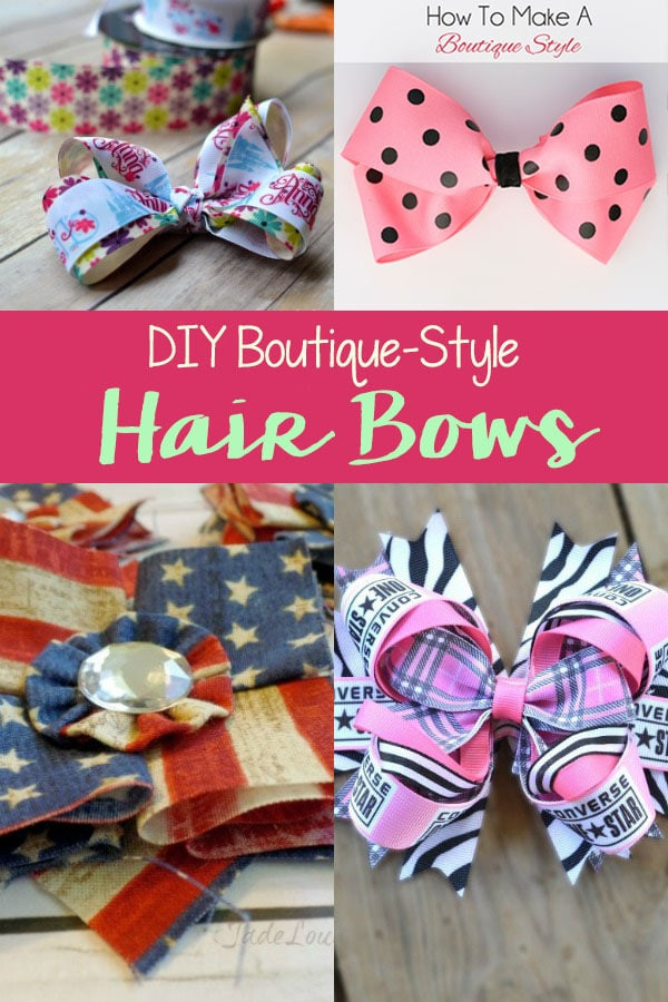 DIY Boutique Hair Bow
 DIY Boutique Style Hair Bows