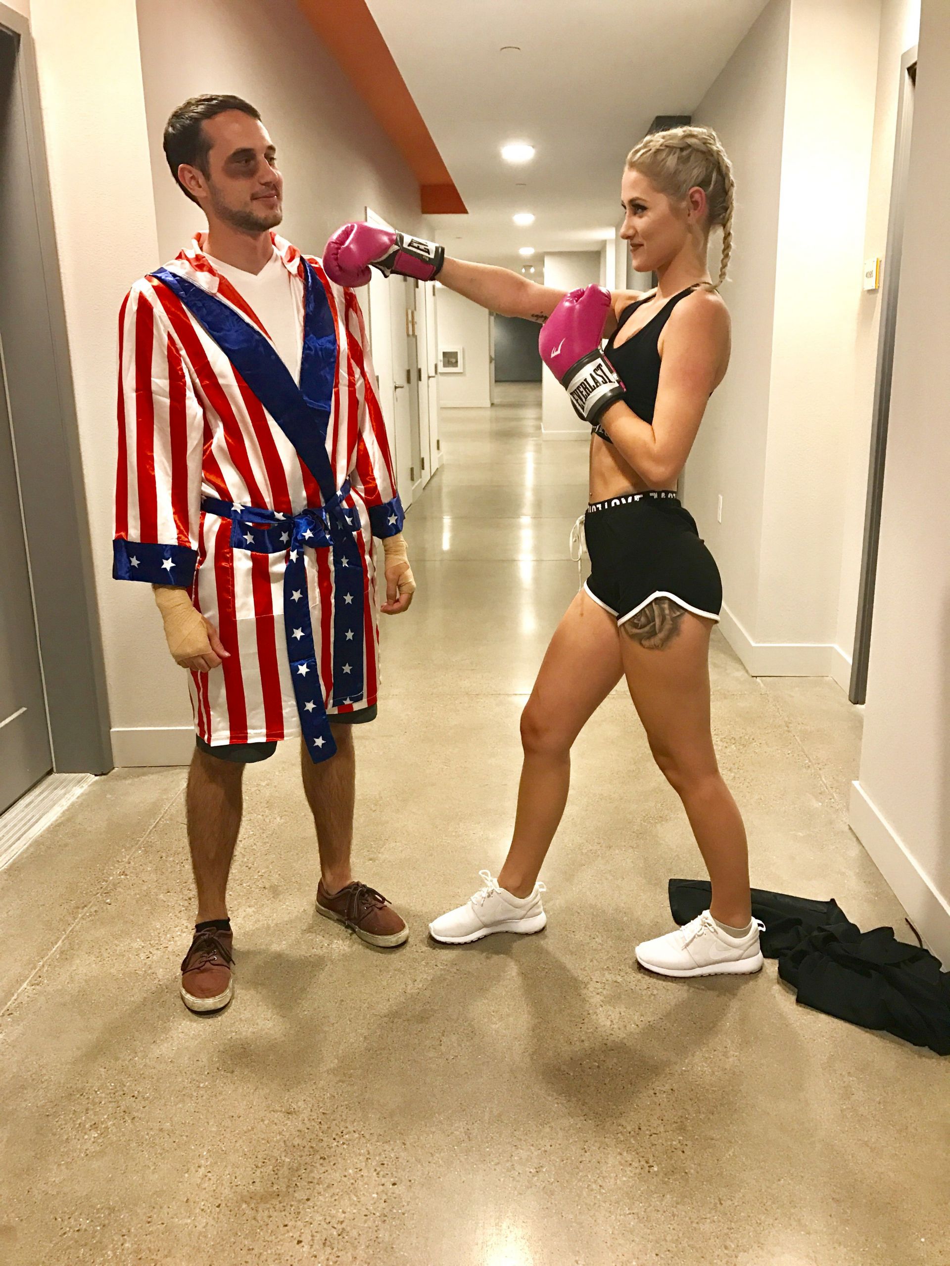 college diy boxer costume