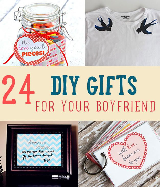 DIY Boyfriend Gift Ideas
 24 DIY Gifts For Your Boyfriend