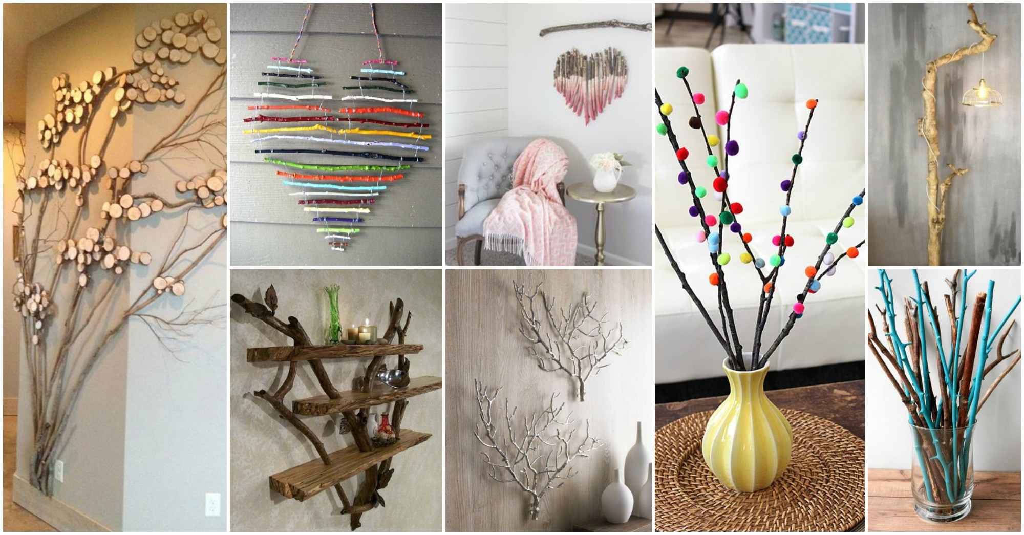 DIY Branch Decor
 DIY Tree Branches Home Decor Ideas That You Will Love to Copy