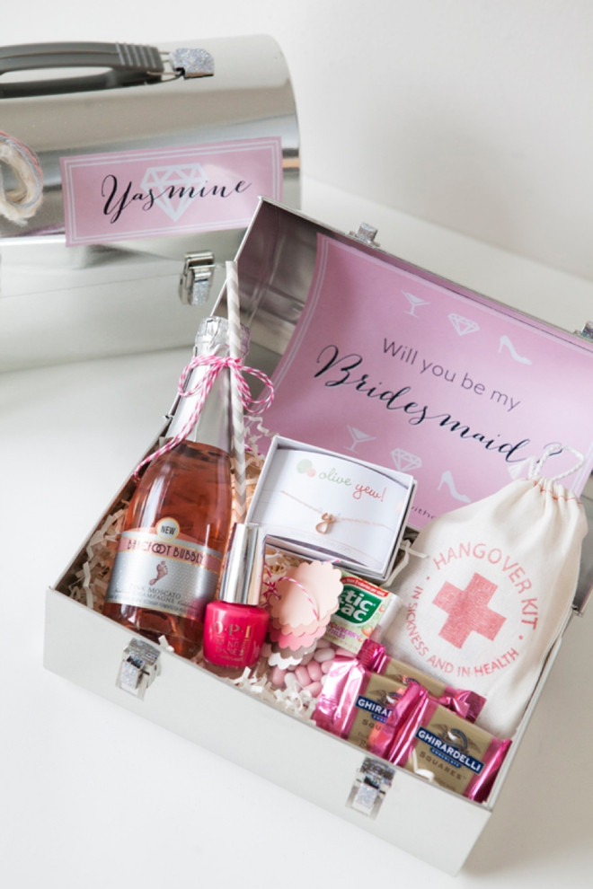 DIY Bridesmaid Box
 BN Living Wedding DIY Making Bridesmaid Proposal Boxes