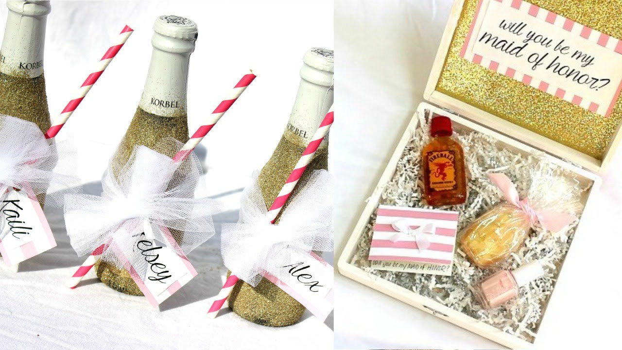 DIY Bridesmaid Gifts Ideas
 Will You Be My Bridesmaid DIY GIFT IDEAS