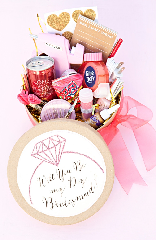 DIY Bridesmaid Gifts Ideas
 Check out this awesome "Will You Be My DIY Bridesmaid "