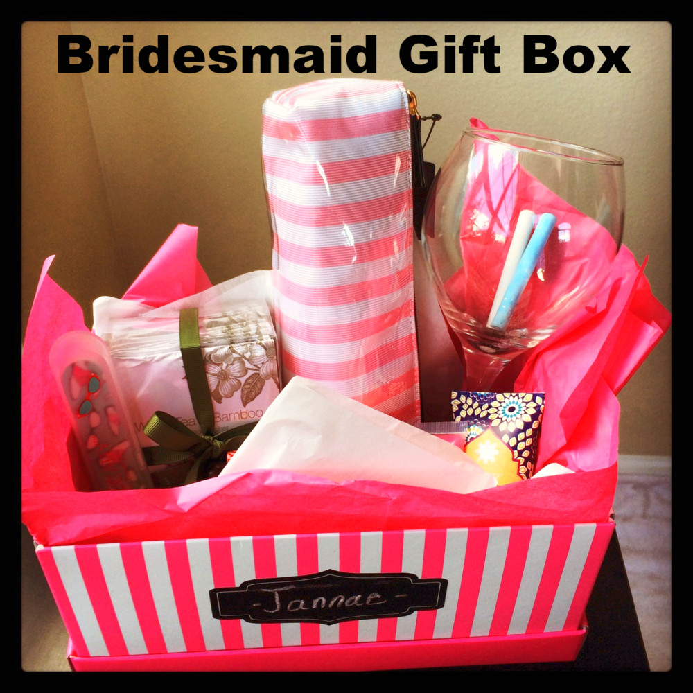 DIY Bridesmaid Gifts Ideas
 Bridesmaids Gift Box Gift idea for your bridesmaids