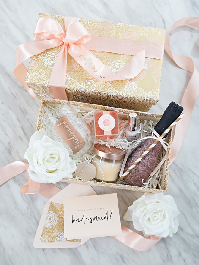 DIY Bridesmaid Gifts Ideas
 How To Make The Sweetest "Will You Be My Bridesmaid " Gift