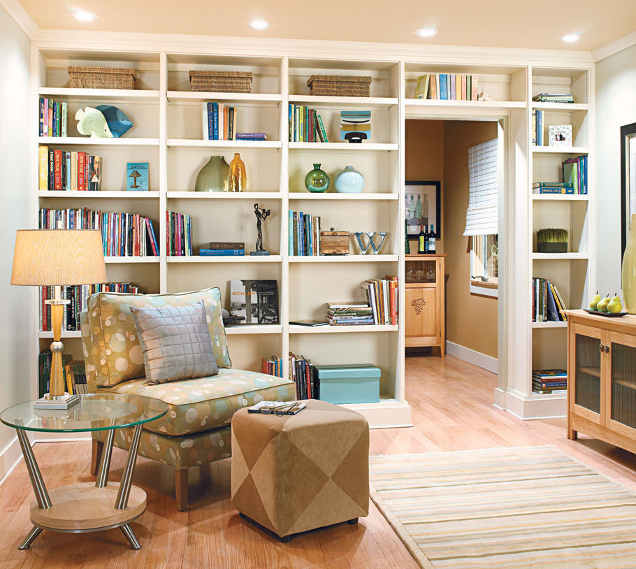 DIY Built In Bookcase Plans
 Built In Bookcases Woodworking Project