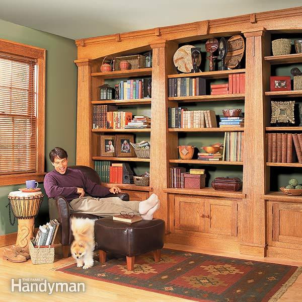 DIY Built In Bookcase Plans
 Built in Bookcases