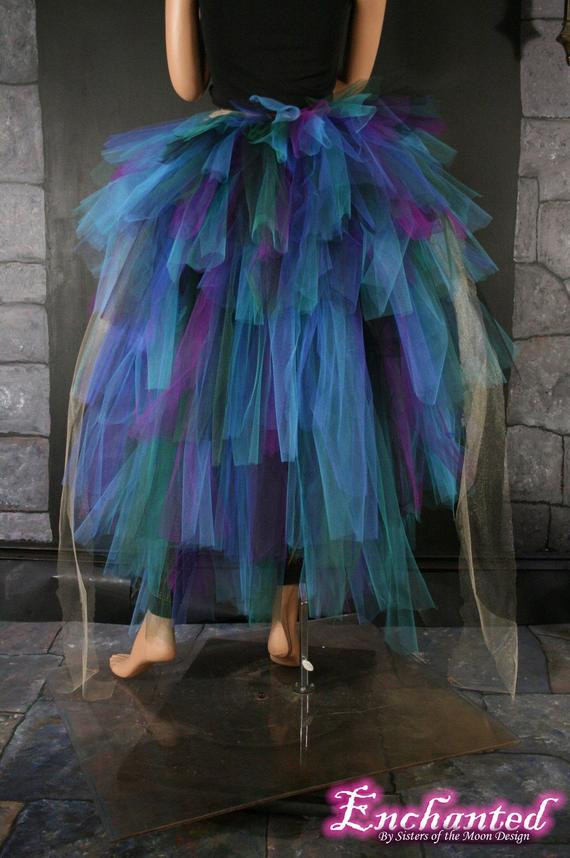 DIY Burlesque Costume
 Massive Peacock burlesque tie on bustle costume e Size