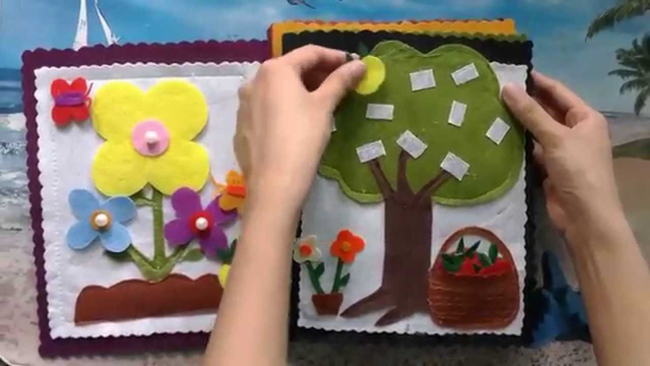 DIY Busy Book For Toddlers
 handmade diy craft quiet books [ t ideas for children