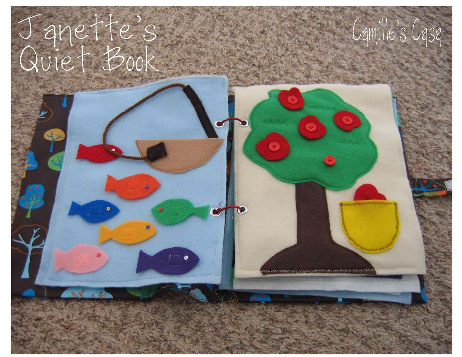 DIY Busy Book For Toddlers
 Camille s Casa Janette s Quiet Book