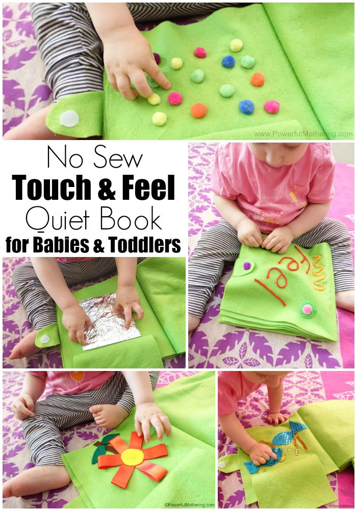 DIY Busy Book For Toddlers
 No Sew Touch & Feel Quiet Book for Babies & Toddlers