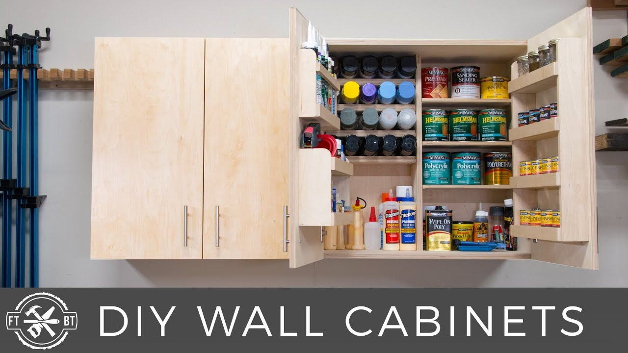 DIY Cabinet Organizer
 DIY Wall Cabinets with 5 Storage Options