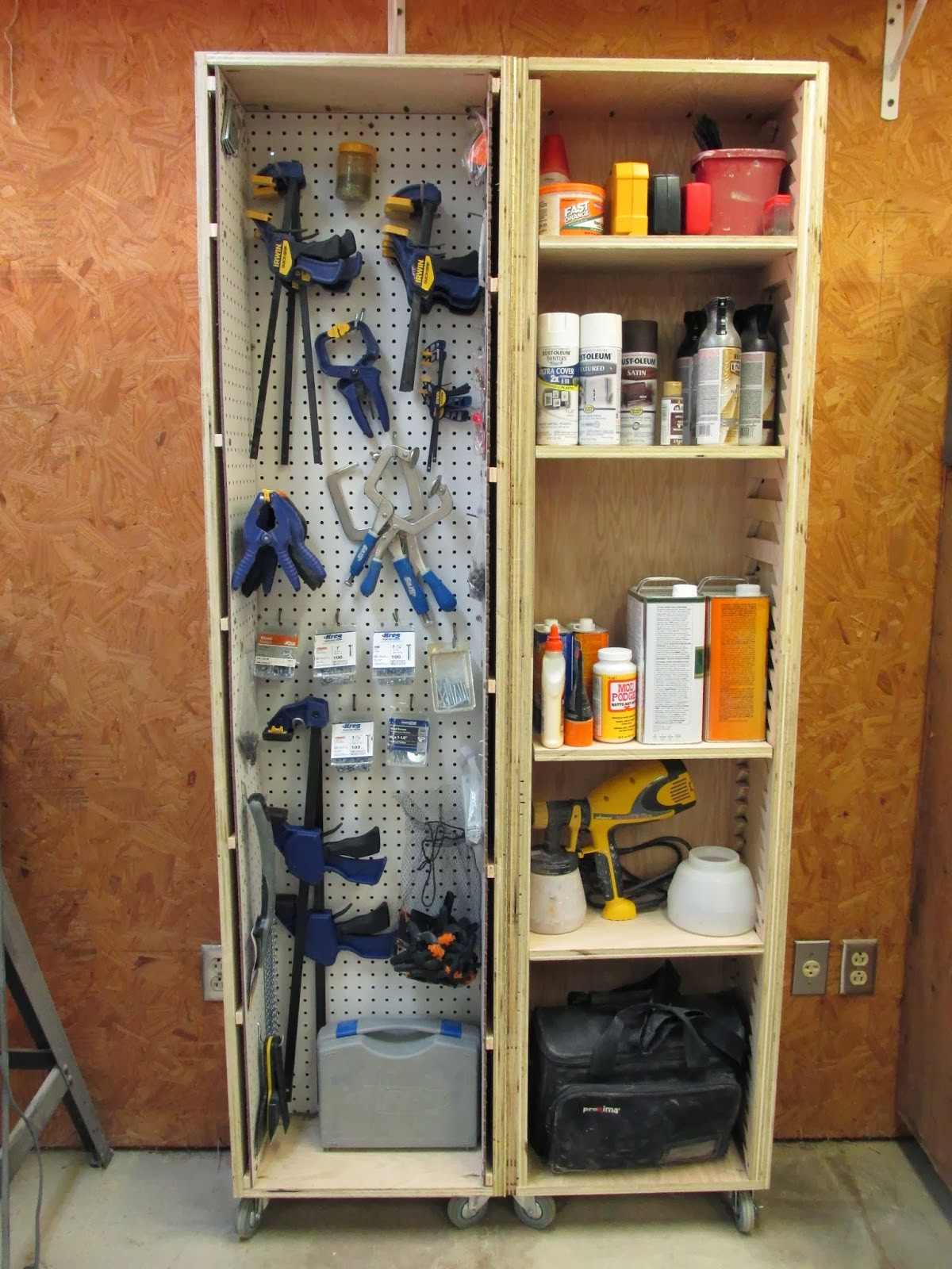 DIY Cabinet Organizer
 Wilker Do s DIY Rolling Storage Cabinet
