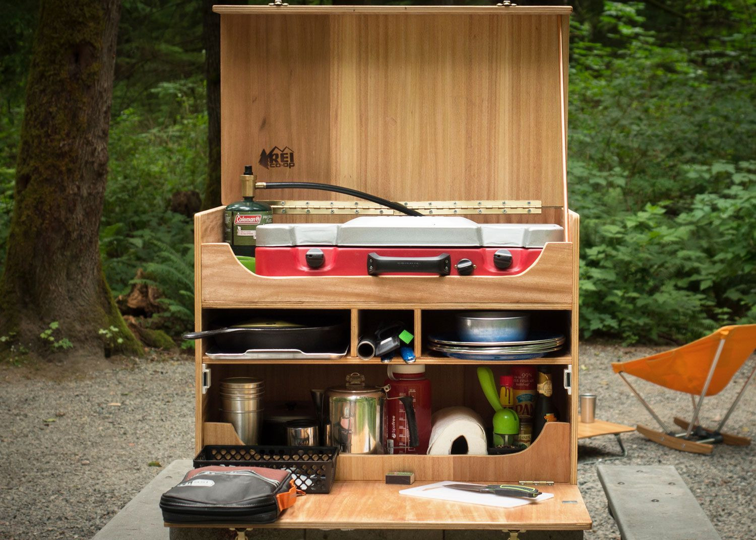 DIY Camp Kitchen Box
 How to Build Your Own Camp Kitchen Chuck Box