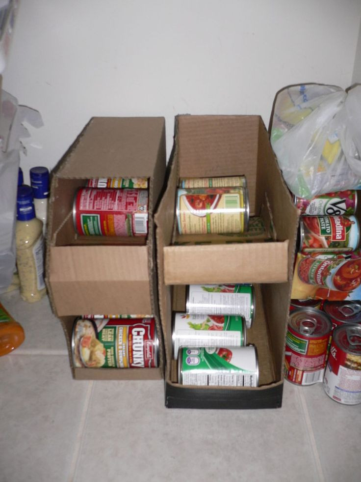 DIY Can Organizer For Pantry
 How to Make a Can Organizer Out of Cardboard