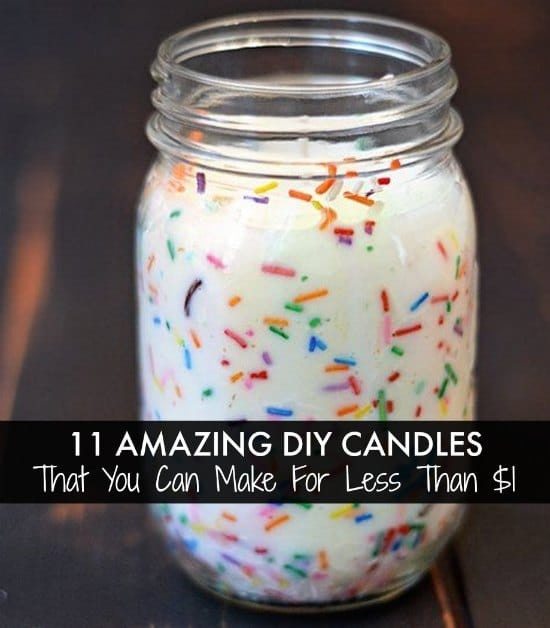 DIY Candle Gift
 11 Amazing DIY Candles That You Can Make For Less Than $1
