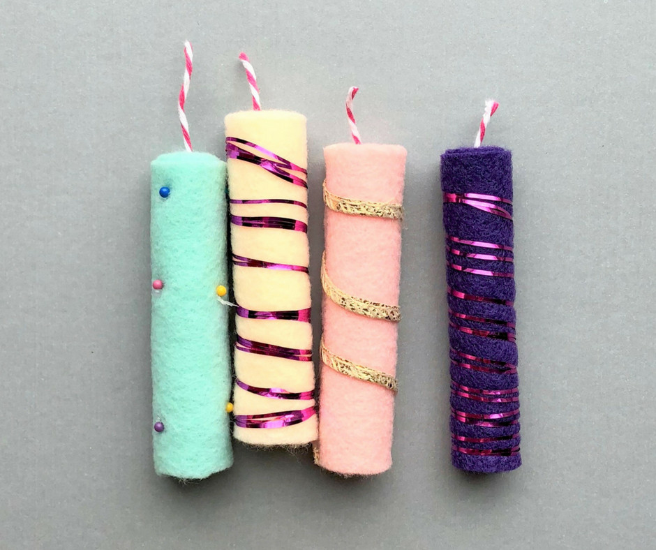 DIY Candle Gift
 DIY birthday candle t toppers