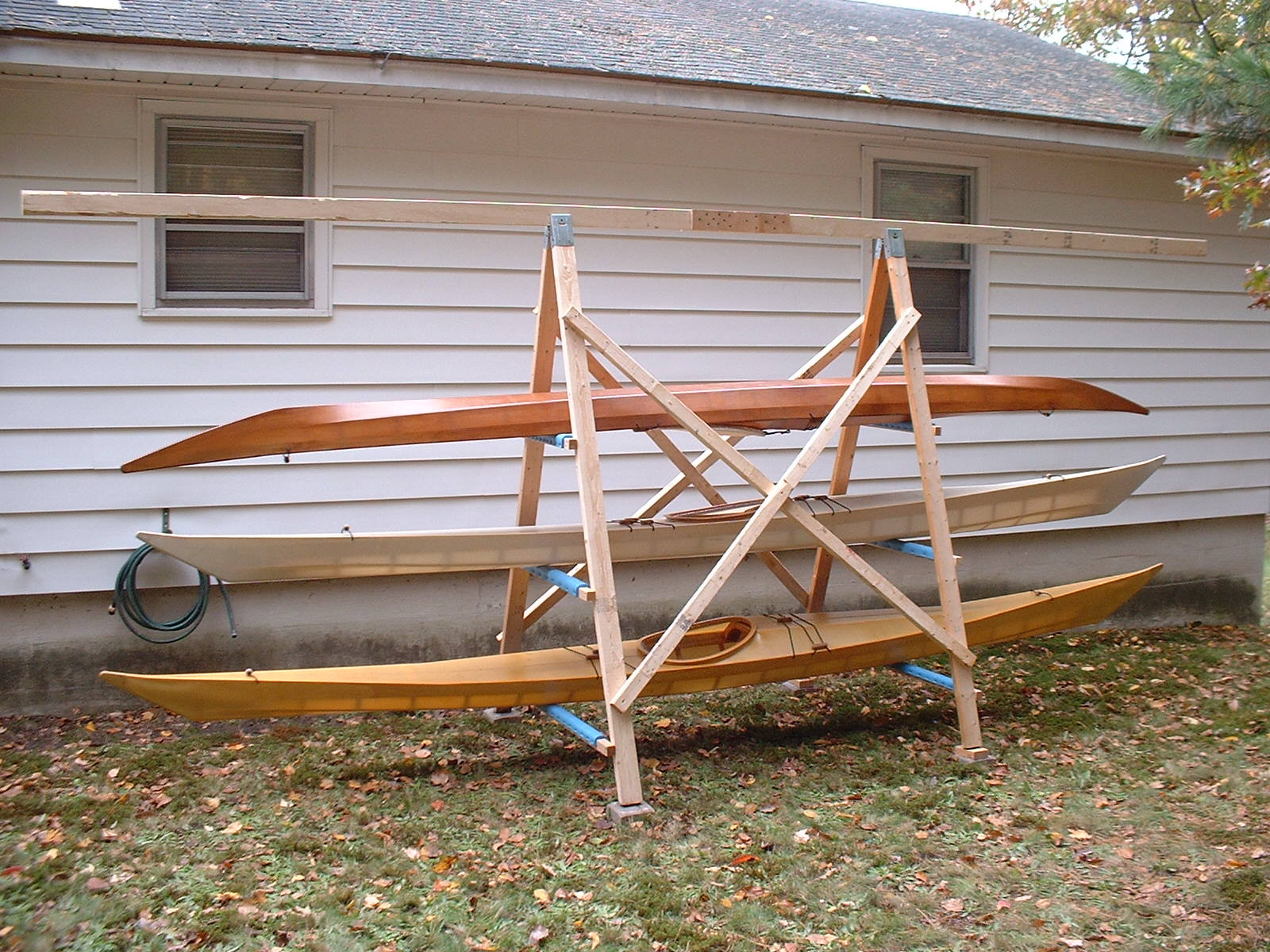 DIY Canoe Rack
 A Simple A Frame Kayak Storage Rack