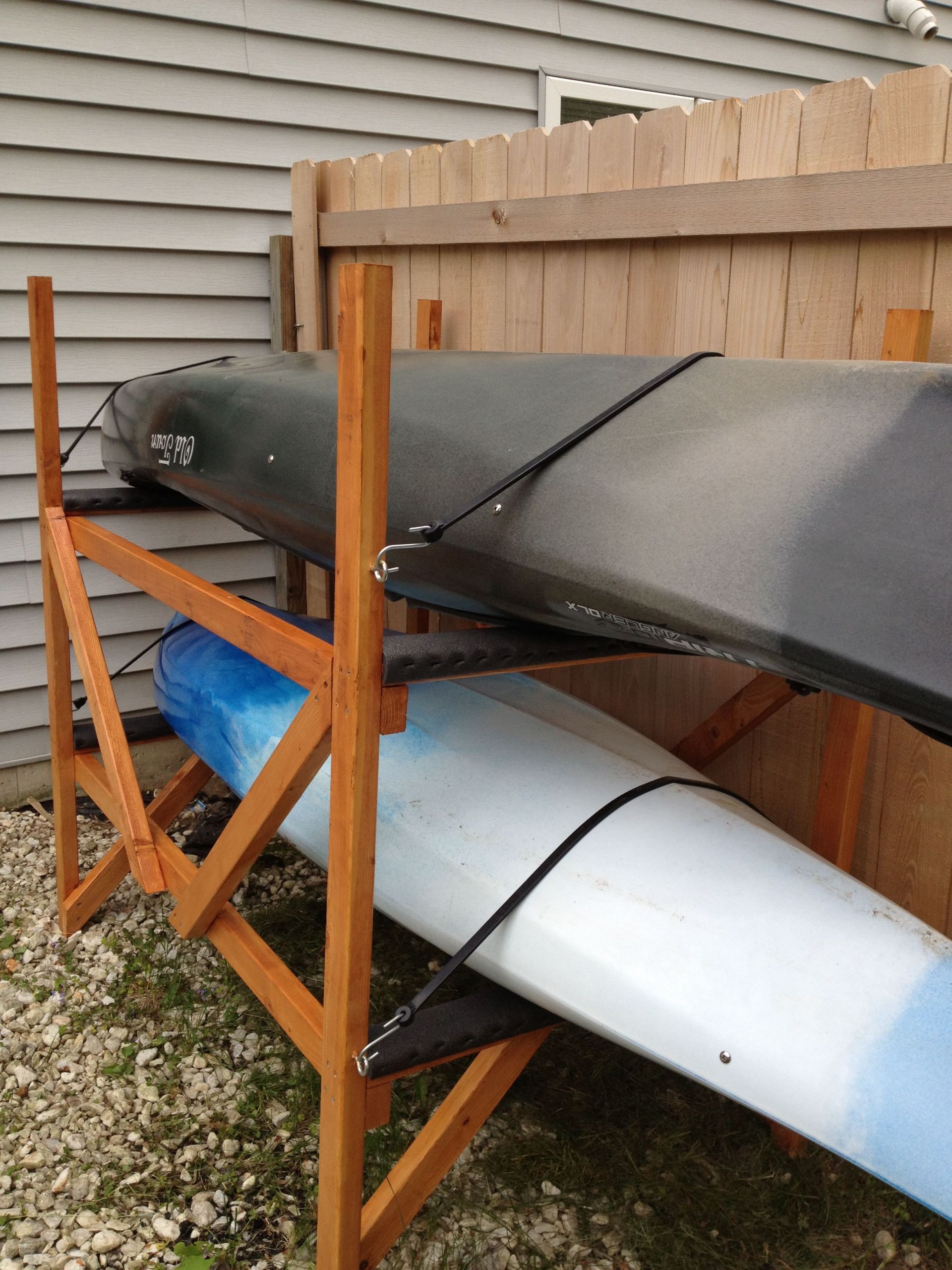 DIY Canoe Rack
 DIY Kayak Rack Kayaks & Canoes Pinterest