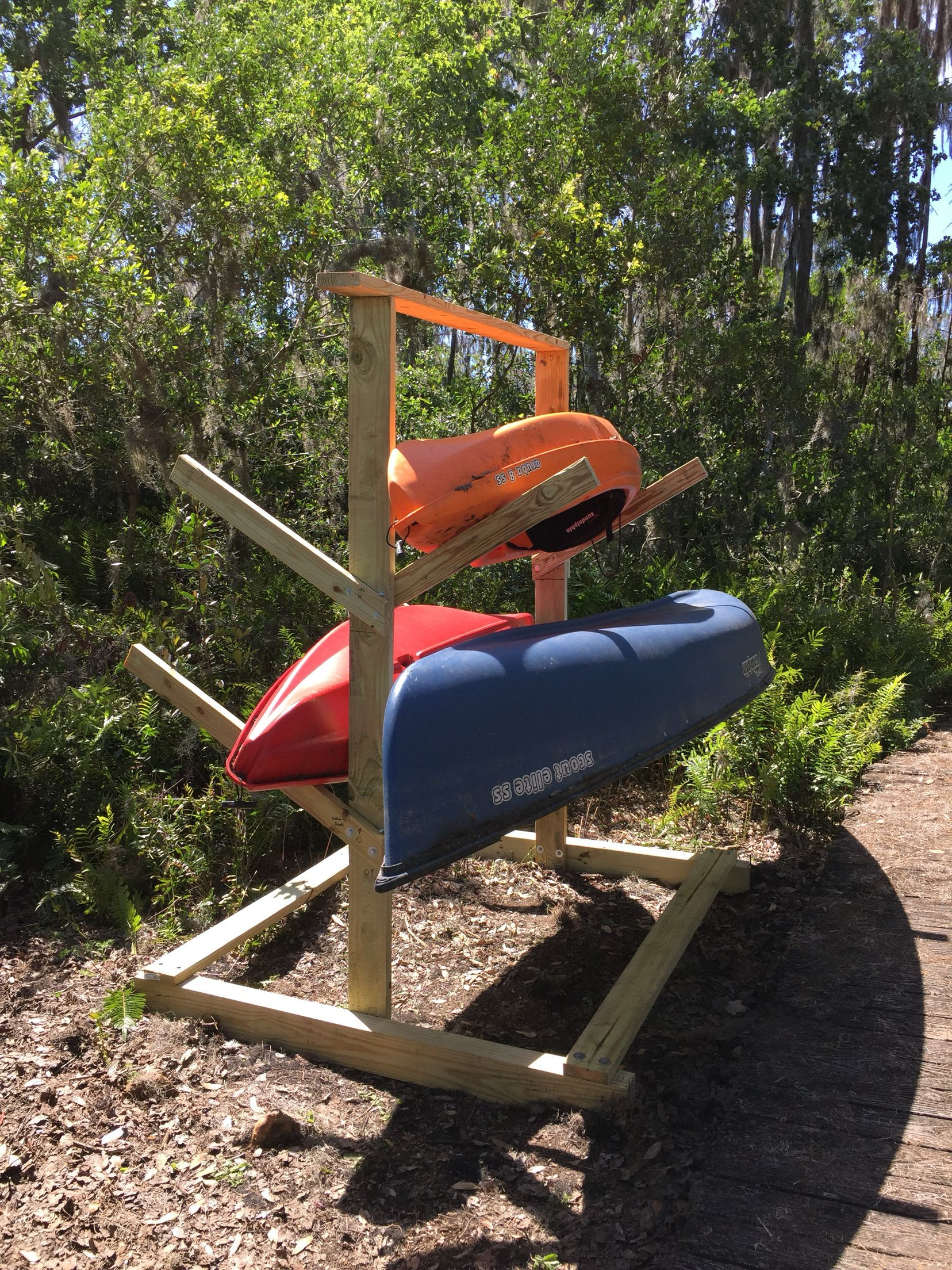 DIY Canoe Rack
 My kayak and canoe rack