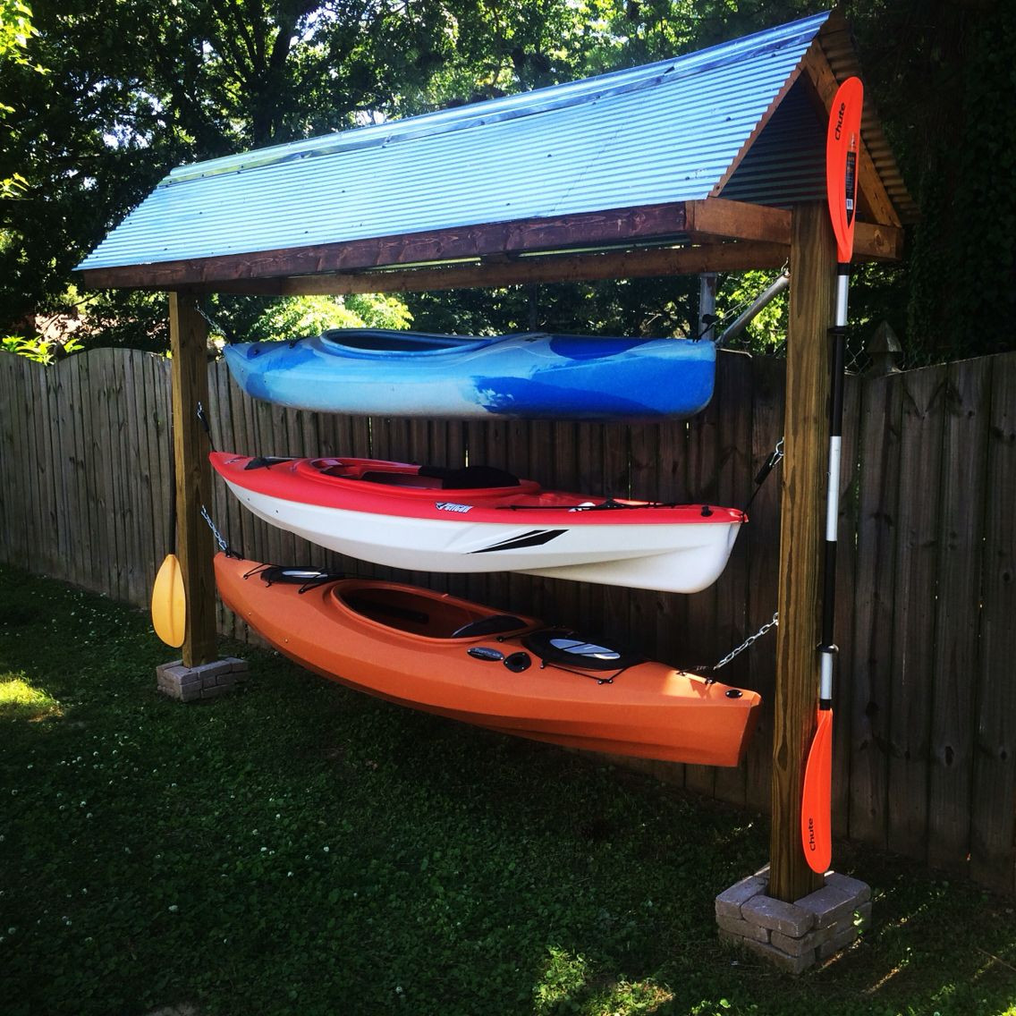 DIY Canoe Rack
 Kayak rack diy …