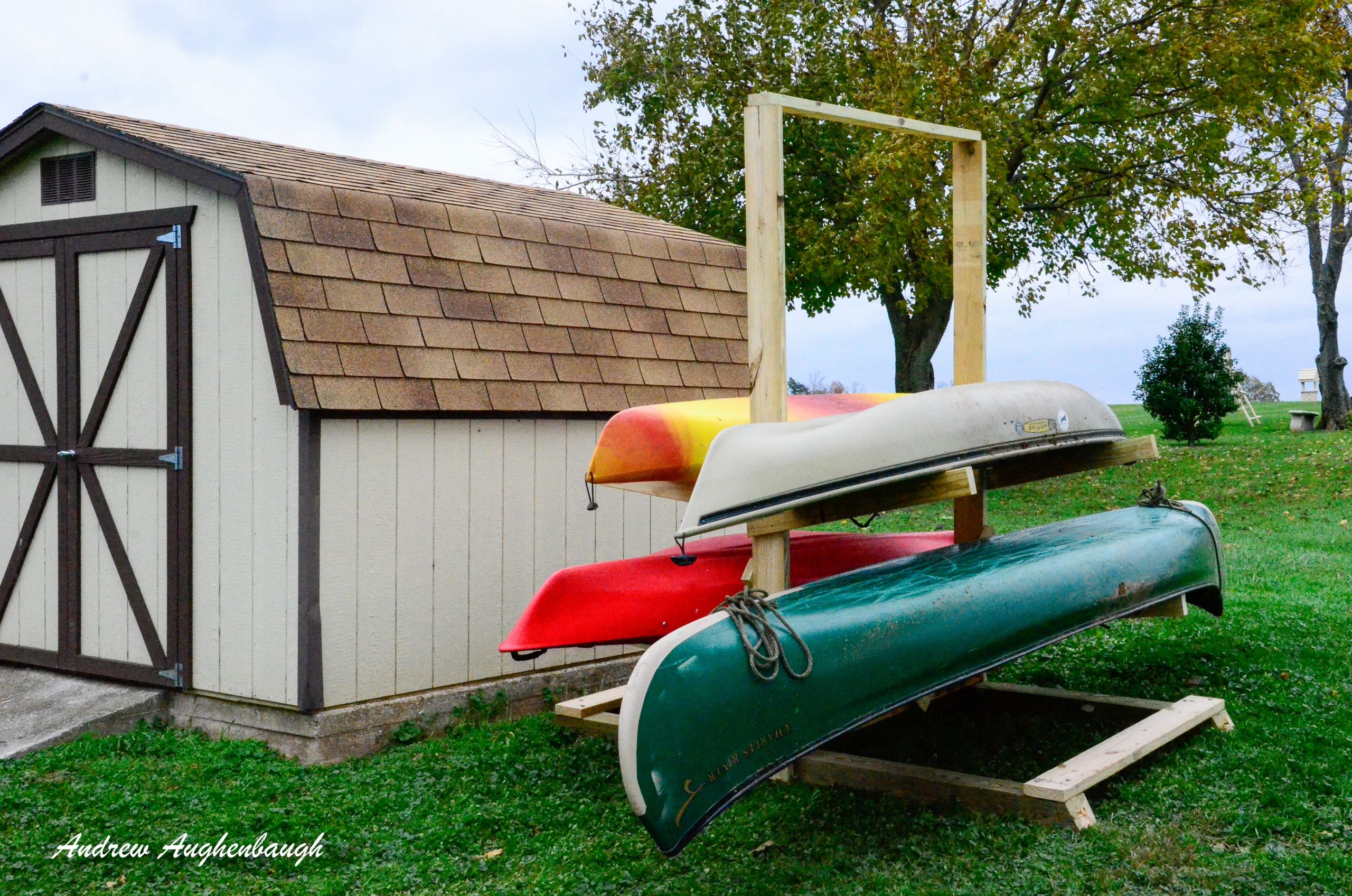 DIY Canoe Rack
 Building a Kayak RackAUGIE S ADVENTURES