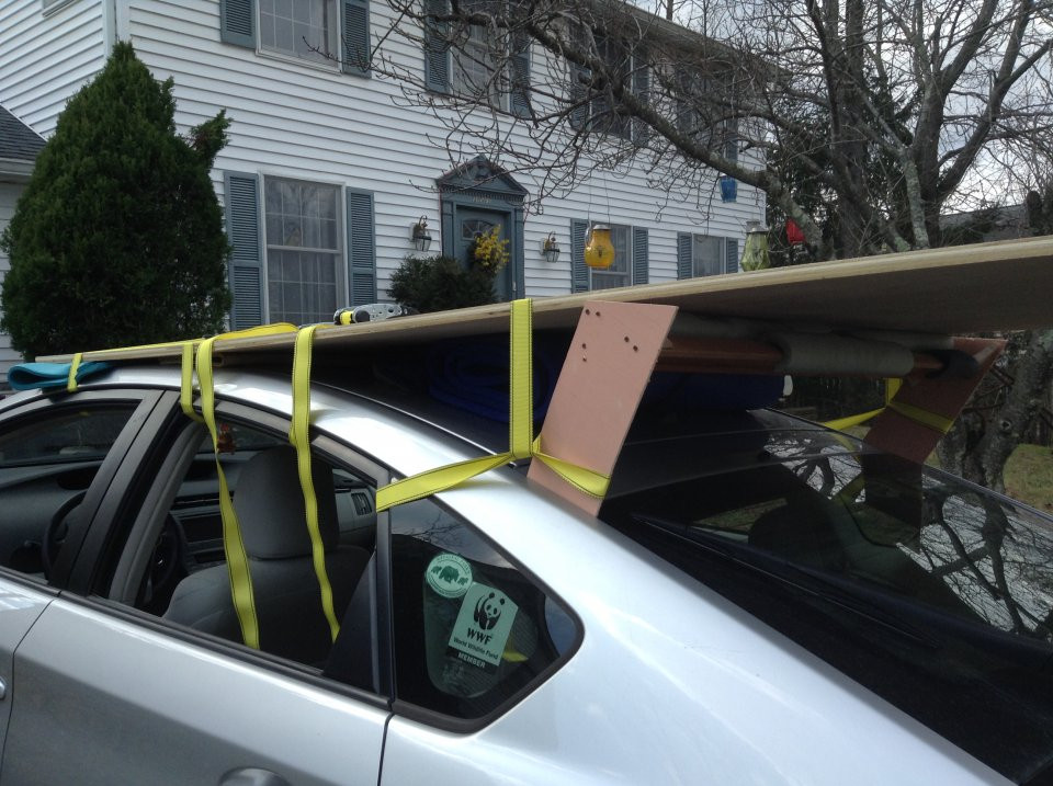 DIY Car Roof Rack
 DIY roof rack for carrying 4 x8 wood sheets or 8 lumber