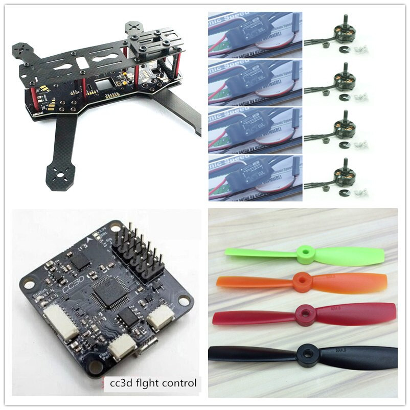 DIY Carbon Fiber Kit
 DIY FPV mini drone ZMR250 advanced kit pure carbon fiber