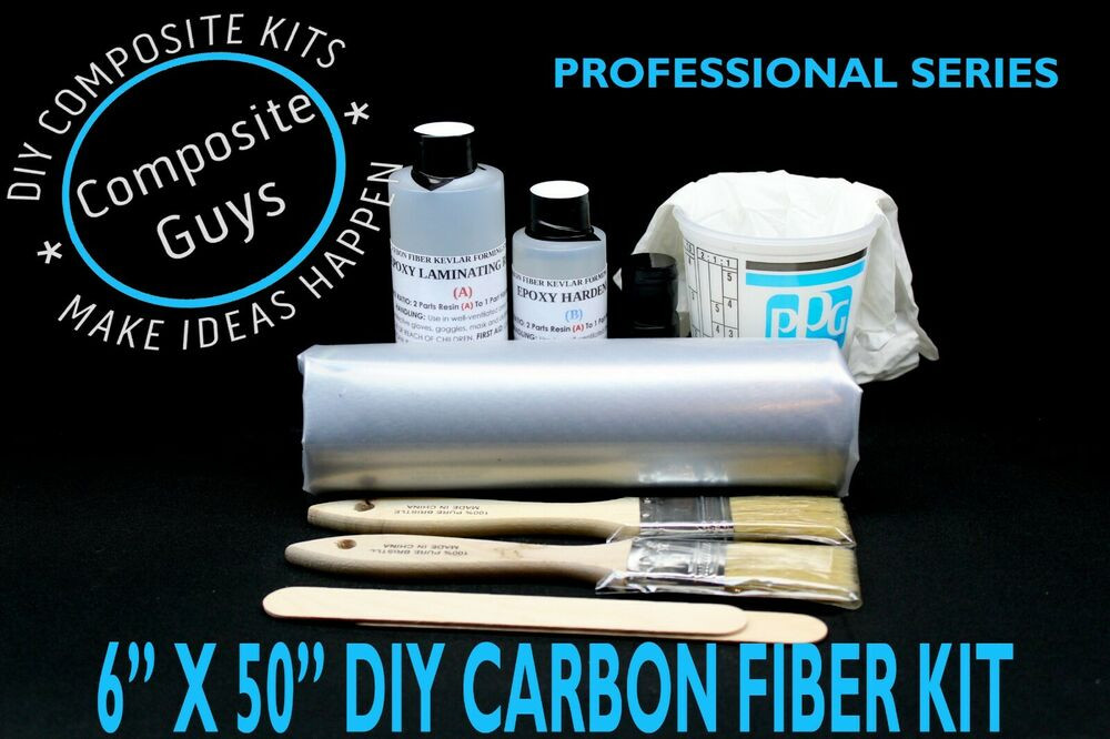 DIY Carbon Fiber Kit
 DIY REAL CARBON FIBER FABRIC KIT 6" X 36" 1X1 WEAVE