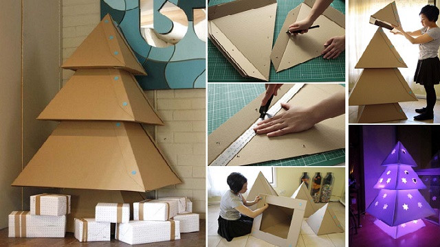 DIY Cardboard Christmas Tree
 DIY Makedo Cardboard Christmas Tree