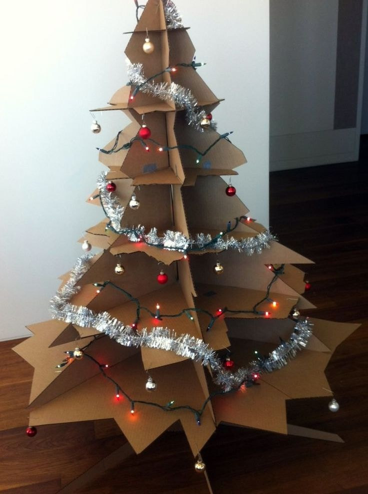DIY Cardboard Christmas Tree
 14 Fabulous Diy Ideas from Your Old Carton Boxes