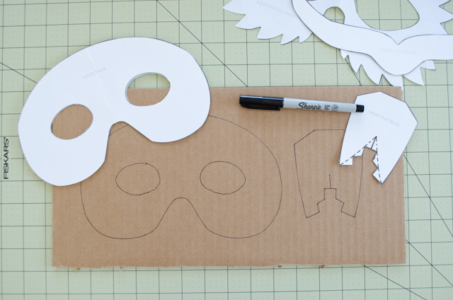 DIY Cardboard Mask
 DIY Cardboard Animal Masks for Halloween Project Nursery