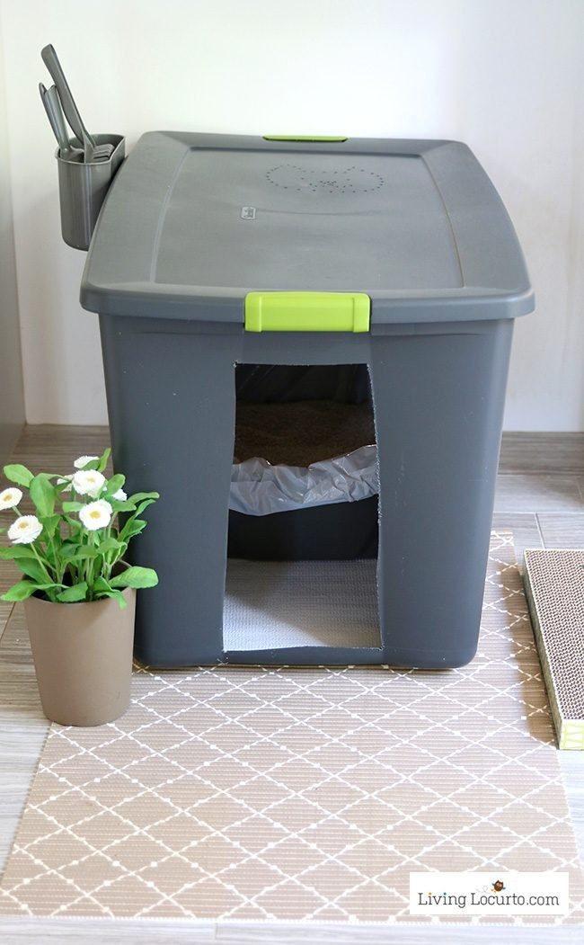 DIY Cat Litter Box
 DIY Cat Litter Box Holder