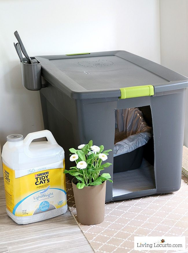 DIY Cat Litter Box
 DIY Cat Litter Box Holder