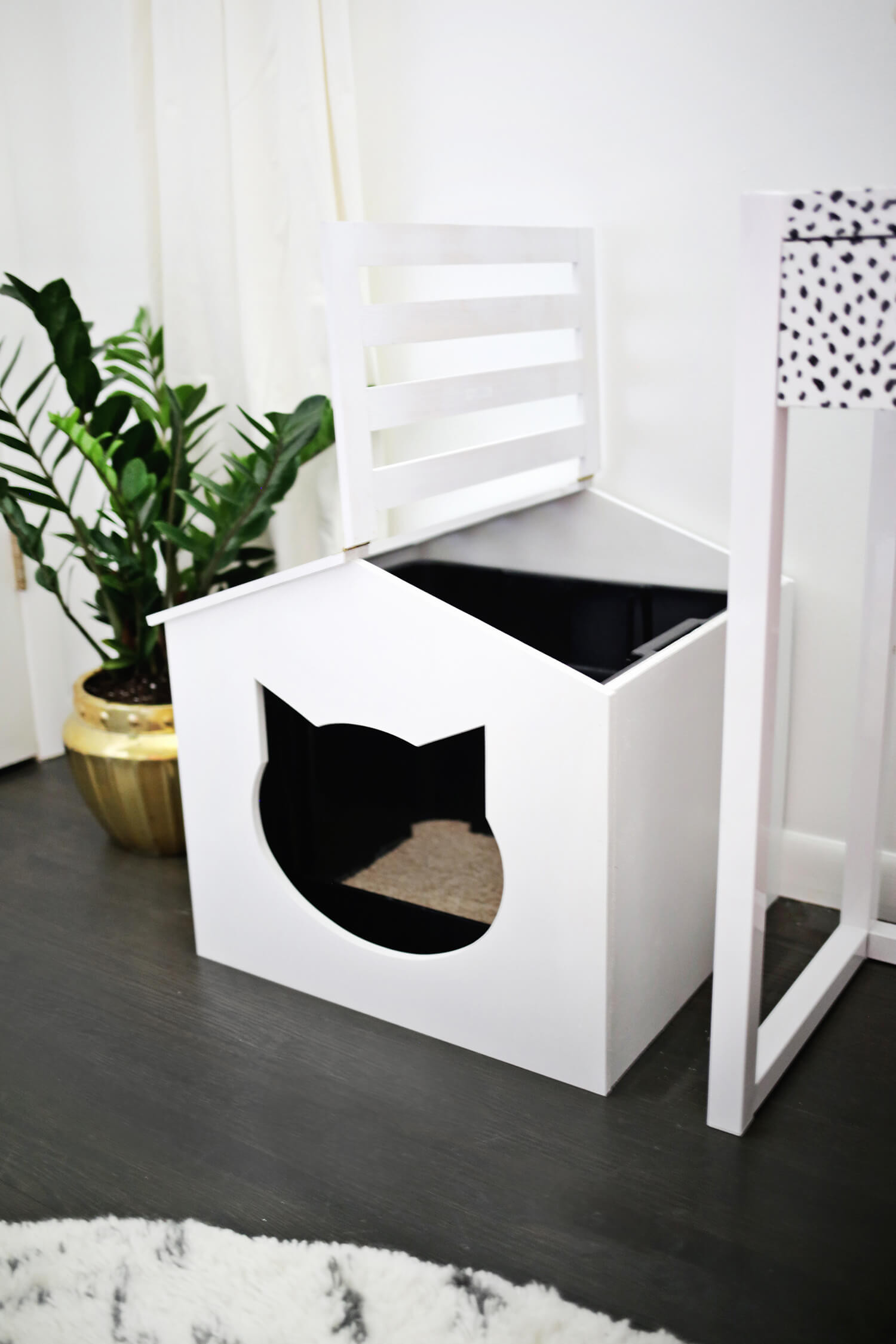 DIY Cat Litter Box
 Litter Box Cover DIY – A Beautiful Mess