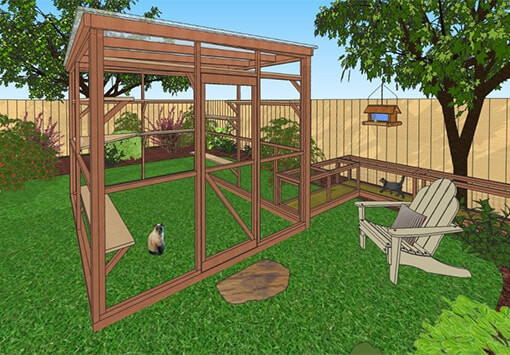 DIY Catio Plans
 DIY Catio Plan The Oasis™ Catio & Tunnel Plans with 8x8