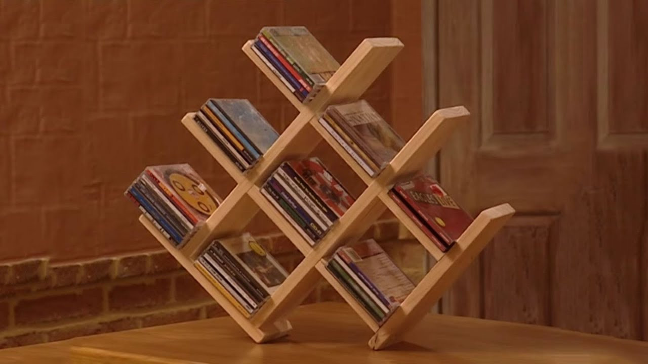 DIY Cd Rack
 How to Make a Wooden CD Rack